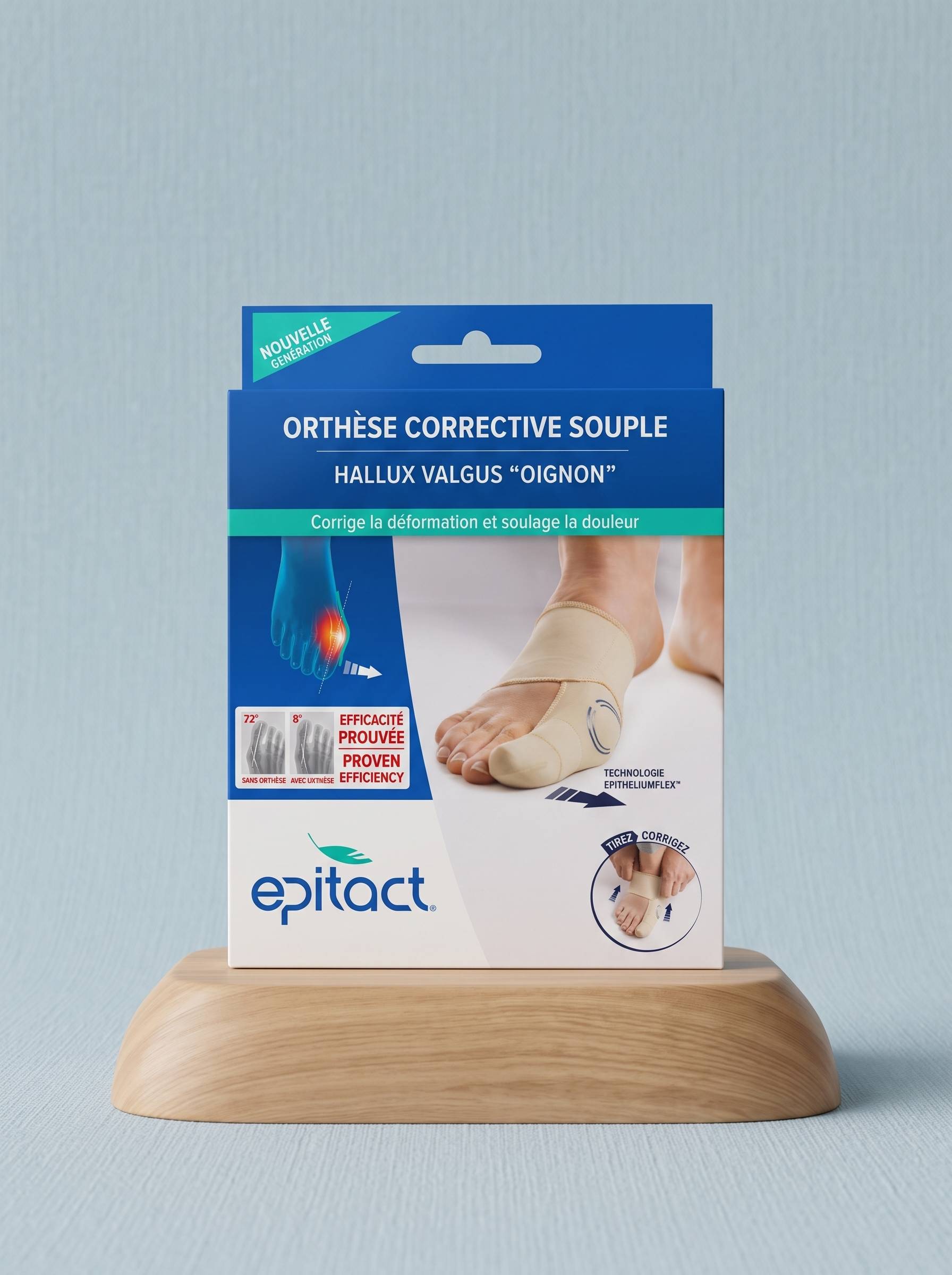 ORTHÈSE CORRECTIVE HALLUX VALGUS SOUPLE
